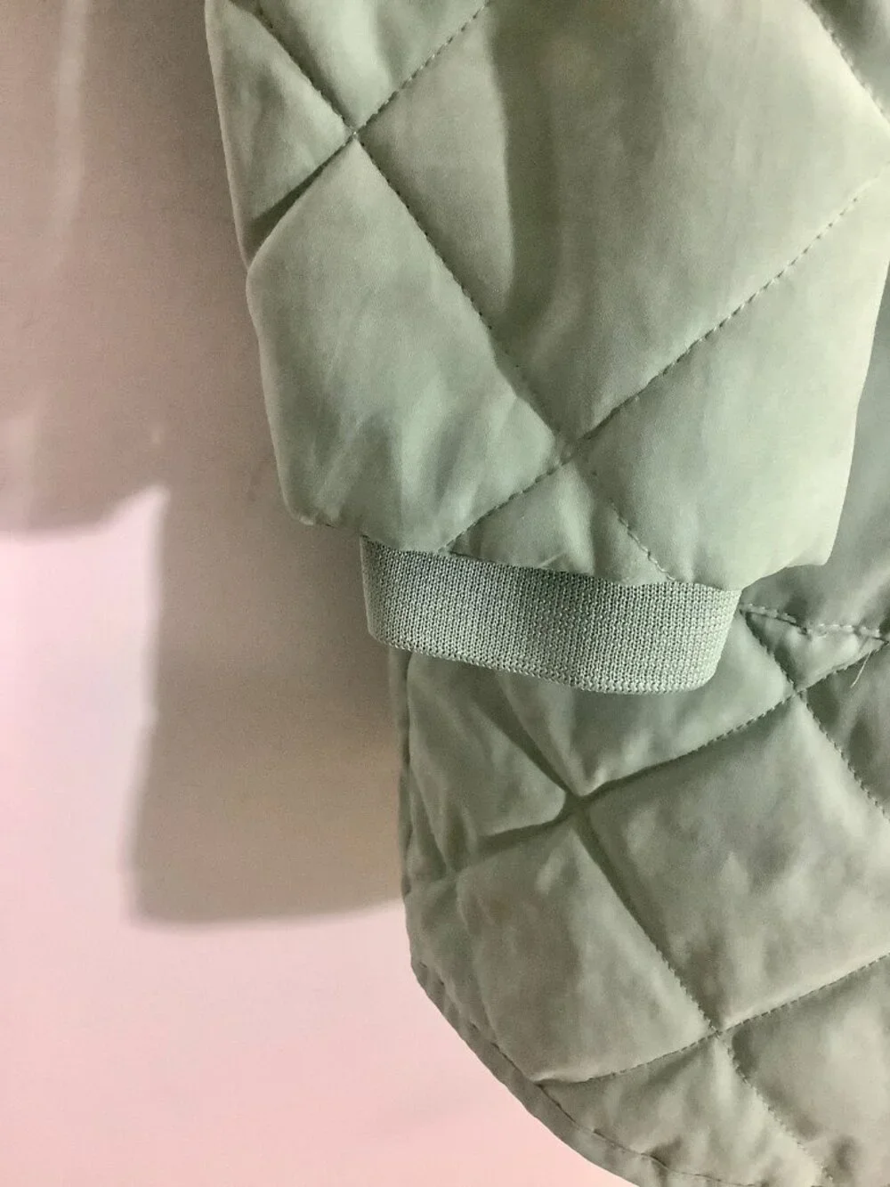 Trench Style Coat Green Universal Threads Quilted Look Wardrobe Staple Medium